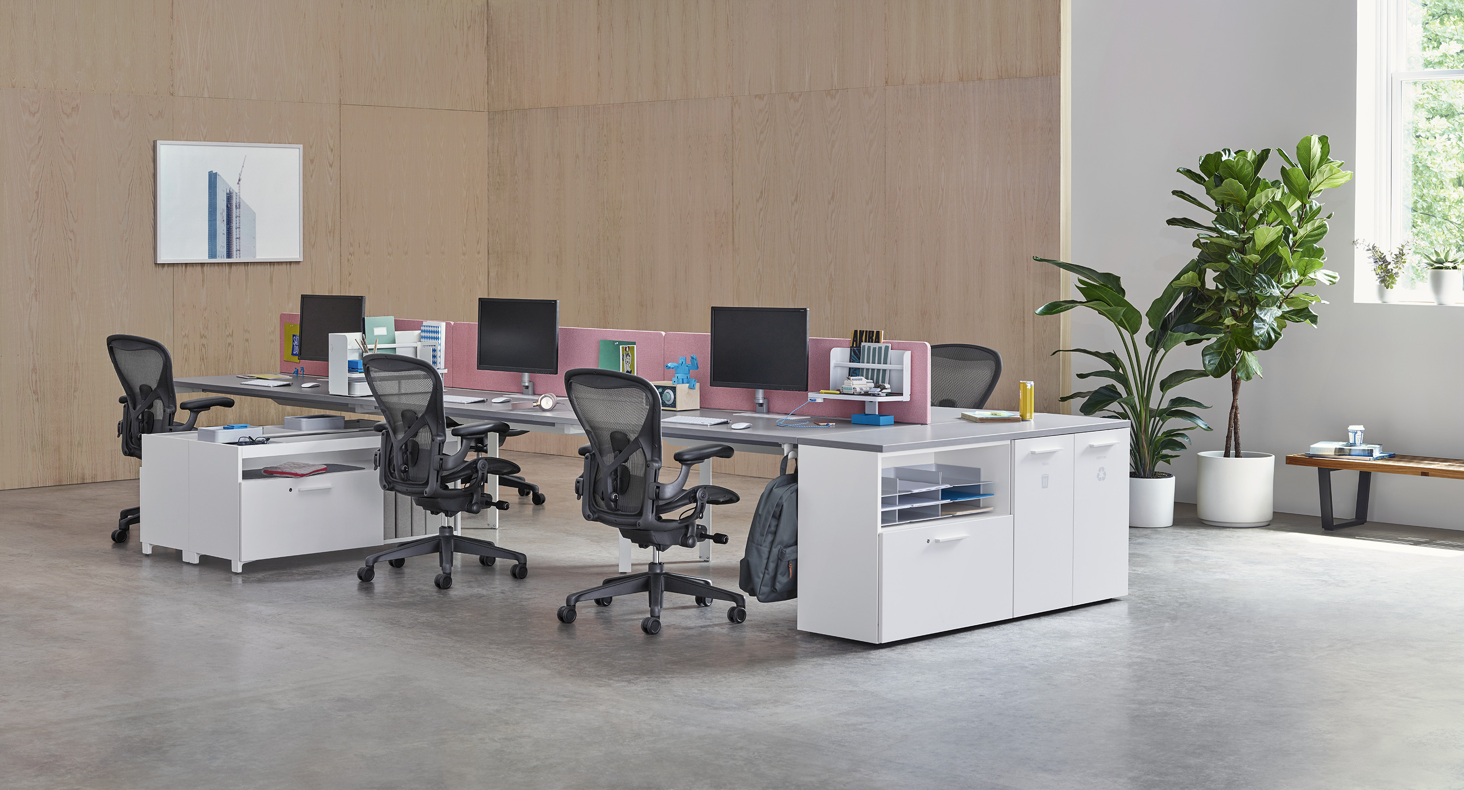 办公屏风|屏风工作站|办公家具|开云中国家具|Layout Studio 开放式办公区